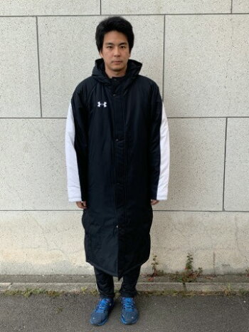 アンダーアーマーUAチームベンチコート2コールドギアチーム対応MTR7967ロングコートUNDERARMOUR防水撥水コートロングコートベンチコート