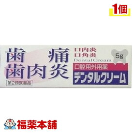 【第2類医薬品】デンタルクリーム(5g) [ゆうパケット・送料無料]