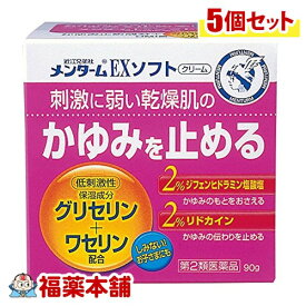 【第2類医薬品】メンターム EXソフト(90g)×5個 [宅配便・送料無料]