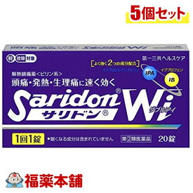【第(2)類医薬品】☆サリドン Wi(20錠)×5個[ゆうパケット・送料無料]