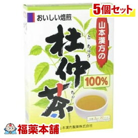 山本漢方 杜仲茶100％(3gx20分包)×5個 [宅配便・送料無料]