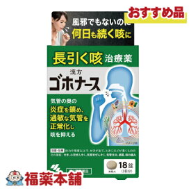 【第2類医薬品】小林製薬 ゴホナース　18錠入　長引く咳 [ゆうパケット・送料無料]