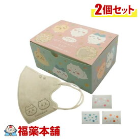 第二弾 ちいかわ 3D チャームポイントマスク マスクケース1枚付 20枚入 ×2箱 個包装 [宅配便・送料無料] ※ポーチの柄はお選びいただけません