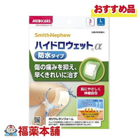 メディケア ハイドロウェットα 防水タイプ Lサイズ 3枚入 [ゆうパケット・送料無料]
