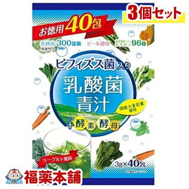 ビフィズス菌入り乳酸菌青汁(3GX40包)×3個 [宅配便・送料無料]