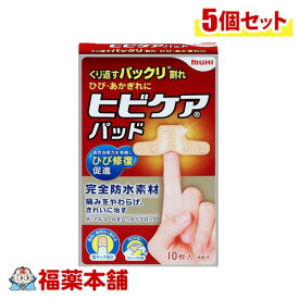 ムヒ ヒビケアパッド 10枚×5個 池田模範堂 [ゆうパケット・送料無料] ひび あかぎれ きりキズ 保護 防水 早く治す