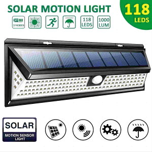 �y2�Z�b�g�z �\�[���[���C�g ���O �Z���T�[���C�g �l���Z���T�[ [�����_�� 118LED 3�m�\���[�h IP65�h��] �h�Б΍� �K�[�f�����C�g