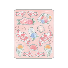 ボタニカルアートアクリルシール アクリルパーツ アクリルシール シール 推し活 推し活グッズ オタ活 グッズ
