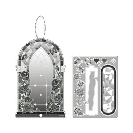 プレミアムアクリルフレーム ステンドグラス ガーデン アクスタケース アクスタフレーム アクスタ収納 カードフレーム 推し活 推し活グッズ オタ活 グッズ