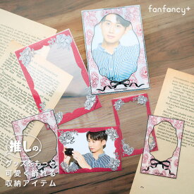 カード＆フォト＆インスタントフォトスリーブ トワルドジュイフラワー インスタントフォトサイズ カードサイズ フォトサイズ ブロマイド フォトフレーム ベビーフォトフレーム カードケース 推し活 推し活グッズ 花柄 薔薇