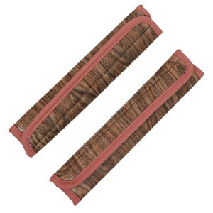 シートベルトカバー 2本セット おしゃれ 車 木目調 アイコニック21 フォレスト ウッド かわいい カーインテリア シートベル サポーター 運転席 助手席 後部座席 送料無料 内装パーツ CARESTAR