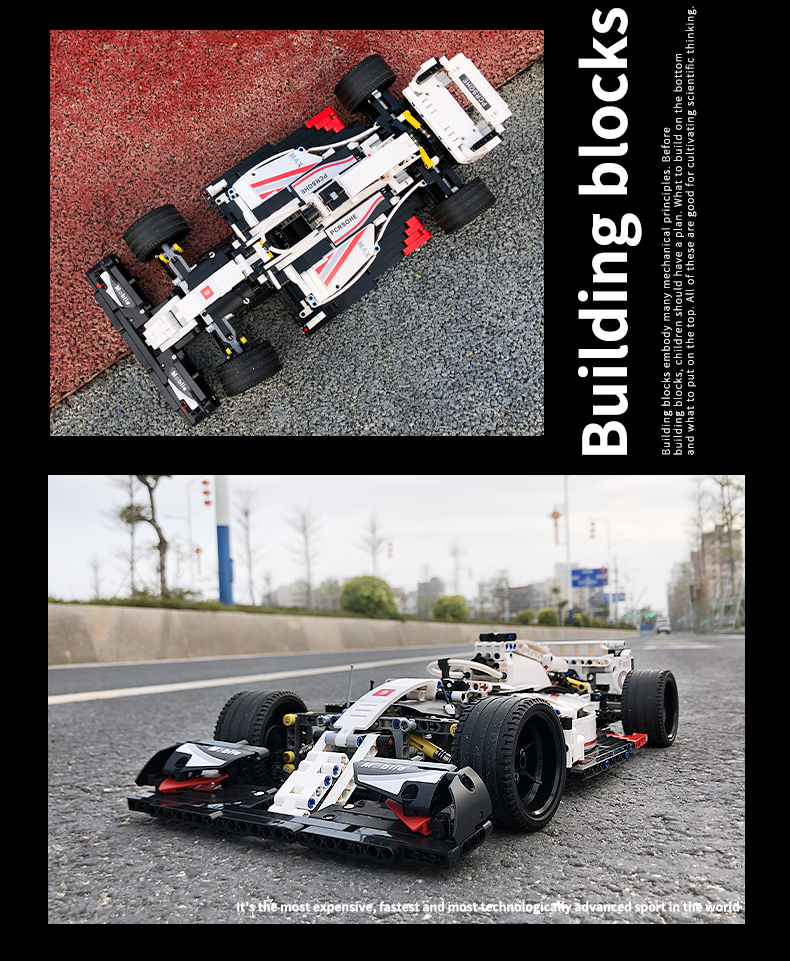 楽天市場】欠品破損完全補償 レゴ 互換品 F1 レーシングカー デザイン