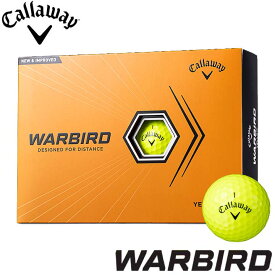 キャロウェイ ウォーバード ゴルフボール イエロー 1ダース(12球入り) 日本正規品 Callaway WARBIRD