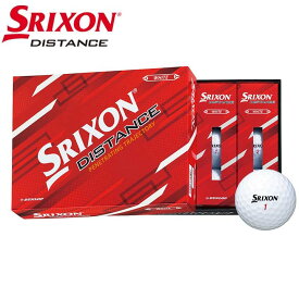ダンロップ スリクソン ディスタンス ゴルフボール ホワイト 1ダース（12球入り） SRIXON DISTANCE DUNLOP 10p