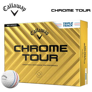 �L�����E�F�C �N�����c�A�[ 24 �g���v���g���b�N �{�[�� �z���C�g 1�_�[�X(12������) ���{���K�i CHROME TOUR TRIPLE TRACK Callaway �S���t�{�[��