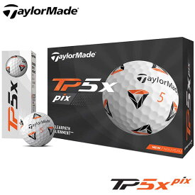 テーラーメイド TP5X Pix ゴルフボール 1ダース（12球入り）日本正規品 TaylorMade 2021