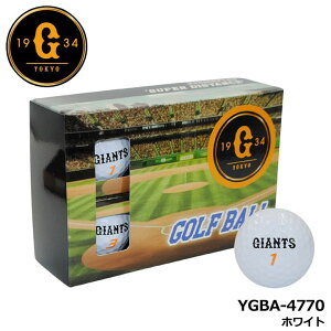 �ǔ��W���C�A���c YGBA-4770 �S���t�{�[�� (6����) �z���C�g GOLF BALL GIANTS LEZAX
