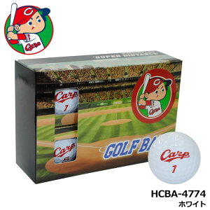 �L�����m�J�[�v HCBA-4774 �S���t�{�[�� (6����) �z���C�g GOLF BALL �S���t HIROSHIMA TOYO CARP LEZAX