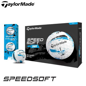 �e�[���[���C�h SPEEDSOFT INK �u���[ �S���t�{�[�� 1�_�[�X�i12������j ���{���K�i TaylorMade �X�s�[�h�\�t�g �C���N