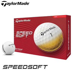 �e�[���[���C�h SPEEDSOFT �z���C�g �S���t�{�[�� 1�_�[�X�i12������j ���{���K�i TaylorMade �X�s�[�h�\�t�g