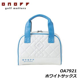 【レディース】オノフ ラウンドバッグ OA7921 Round Bag ホワイト×サックス 内ポケット付き コンパクト収納 ONOFF