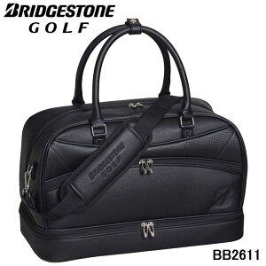 �y2026���f���z�u���a�X�g���S���t BB2611 2�w�� �{�X�g���o�b�O �u���b�N�iBK�j�V���[�Y�|�P�b�g�t�� BOSTON BAG BRIGESTONE GOLF 15p