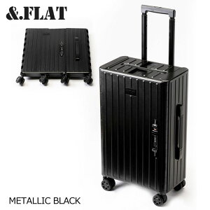 &.FLAT Ahtbg ܂݃L[P[X ^bNJ[ ubN 35L FL14-4-00001 CARRY CASE METALLIC COLOR BLACK
