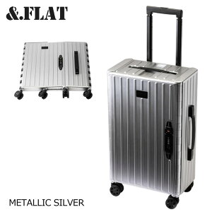 &.FLAT Ahtbg ܂݃L[P[X ^bNJ[ Vo[ 35L FL14-4-00001 CARRY CASE METALLIC COLOR SILVER