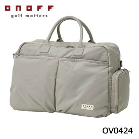 【2024モデル】オノフ OV0424 ボストンバッグ サンドベージュ ONOFF Boston Bag