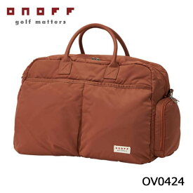 【2024モデル】オノフ OV0424 ボストンバッグ テラコッタ ONOFF Boston Bag