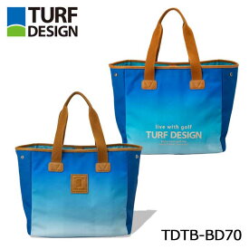ターフデザイン TDTB-BD70 トートバッグ ブルー TURF DESIGN 朝日ゴルフ