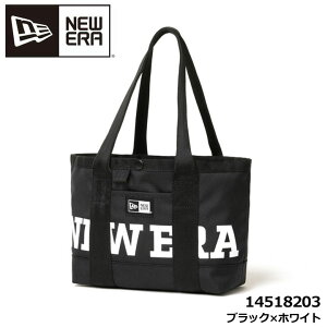 �j���[�G�� 14518203 �g�[�g�o�b�O�~�j 6L ���[�h�}�[�N���S �u���b�N×�z���C�g TOTE BAG MINI New Era Golf