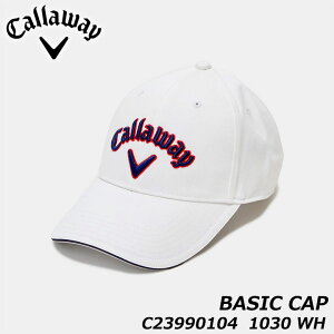 LEFC C23990104 x[VbNLbv 1030(WH) JM 23 Rbg100 zXx CALLAWAY BASIC CAP 23 JM MENS 20p
