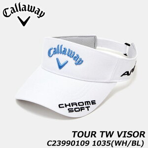 LEFC C23990109 cA[TWoCU[ 1035(WH/BL) ToCU[ Xq zXx TOUR TW VISOR 23 JM Callaway 20p