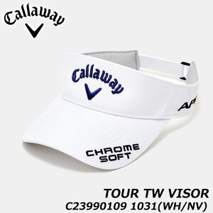 LEFC C23990109 cA[TWoCU[ 1031(WH/NV) ToCU[ Xq zXx TOUR TW VISOR 23 JM Callaway 20p