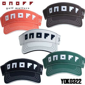 【2022モデル】オノフ YOK0322 バイザー ONOFF Sun Visor キャップ