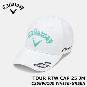yΐɃvpzLEFC C25990100 cA[RTWLbv 1036(WH/GN) JM 25 Xq zXx zCg/O[ CALLAWAY TOUR RTW CAP 25 JM MENS 20p
