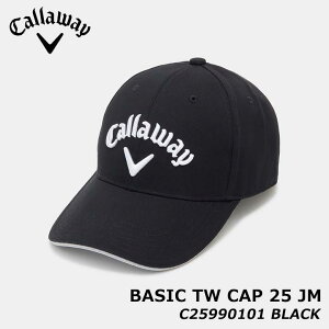 LEFC C25990101 x[VbNcCLbv 1010(BK) JM 25 Xq zXx ubN CALLAWAY BASIC TW CAP 25 JM MENS 20p