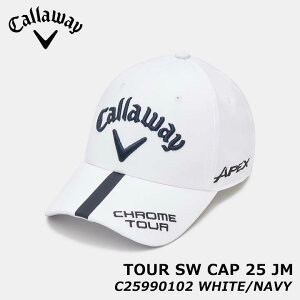 �L�����E�F�C C25990102 �c�A�[SW�L���b�v 1031(WH/NV) JM 25 �X�q �z�������X�x�� �z���C�g/�l�C�r�[ CALLAWAY TOUR SW CAP 25 JM MENS 20p