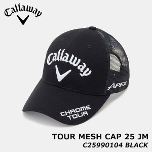 �L�����E�F�C C25990104 �c�A�[���b�V���L���b�v 1010(BK) JM 25 �X�q �z�������X�x�� �u���b�N CALLAWAY TOUR MESH CAP 25 JM MENS 20p
