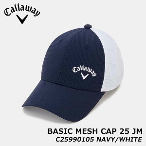 LEFC C25990105 x[VbNbVLbv 1121(NV/WH) JM 25 Xq zXx lCr[/zCg CALLAWAY BASIC MESH CAP 25 JM MENS 20p