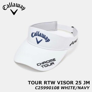 LEFC C25990108 cA[RTWoCU[ 1031(WH/NV) ToCU[ zCg/lCr[ Xq zXx TOUR RTW VISOR 25 JM MENS Callaway 20p