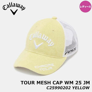 yfB[XzLEFC C25990202 cA[bVLbv 1061(YL) Xq CG[ zXx CALLAWAY TOUR MESH CAP WM 25 JM WOMENS 20p