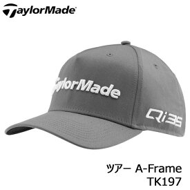 【2025モデル】テーラーメイド TK197 ツアー A-Frame キャップ グレー N3847918 フリーサイズ CAP Taylormade 20p