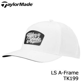 【2025モデル】テーラーメイド TK199 LS A-Frame キャップ ホワイト N3849418 フリーサイズ CAP Taylormade 20p