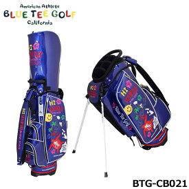 ブルーティーゴルフ BTG-CB021 ハイ ハワイ エナメル スタンドバッグ キャディバッグ ネイビー 9.0型 4.0kg 46インチ対応 BLUE TEE GOLF HI HAWAII 10p
