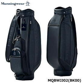 マンシングウェア MQBWJJ02 MIXニット キャディバッグ ブラック 9型 47インチ対応 Munsingwear BK00