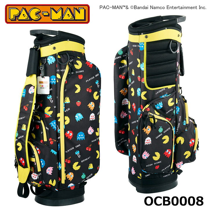 楽天市場】パックマン OCB0008 キャディバッグ イエロー 9.5型 2.8kg 5 