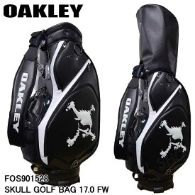 オークリー FOS901528 022 スカル ゴルフバッグ 17.0 FW　キャディバッグ 9.5型 OAKLEY SKULL GOLF BAG 17.0 FW BLACK/WHITE