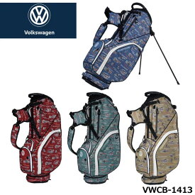 フォルクスワーゲン VWCB-1413 スタンドバッグ キャディバッグ 9.5型 2.9kg 48インチ対応 VW Volkswagen LEZAX